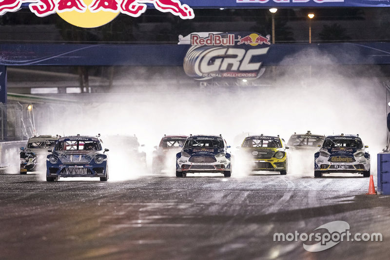 9. Rallycross acción de la arrancada