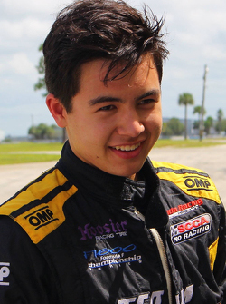 Robert Megennis during Sebring testing