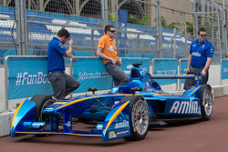 Amlin Andretti in der Boxengasse