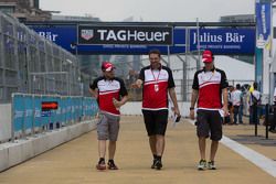 Nick Heidfeld, Mahindra Racing and Bruno Senna, Mahindra Racing