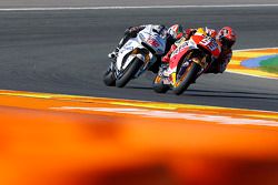 Marc Marquez, Repsol Honda Team et Nicky Hayden, Aspar MotoGP Team