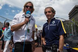 Alain Prost, Renault e.Dams con los medios