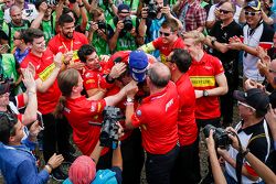 Le vainqueur Lucas di Grassi, ABT Schaeffler Audi Sport