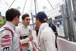 Sébastien Buemi, Renault e.Dams , dan Antonio Felix da Costa, Team Aguri