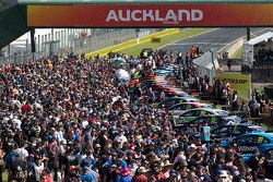 Atmosphere on the starting grid