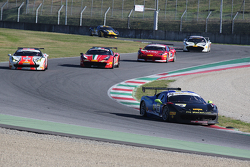 Track action during the formation lap