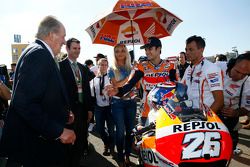 Дани Педроса, Repsol Honda Team и король Испании Хуан Карлос