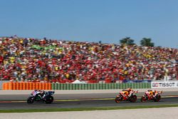 Jorge Lorenzo, Yamaha Factory Racing, und Marc Marquez and Dani Pedrosa, Repsol Honda Team