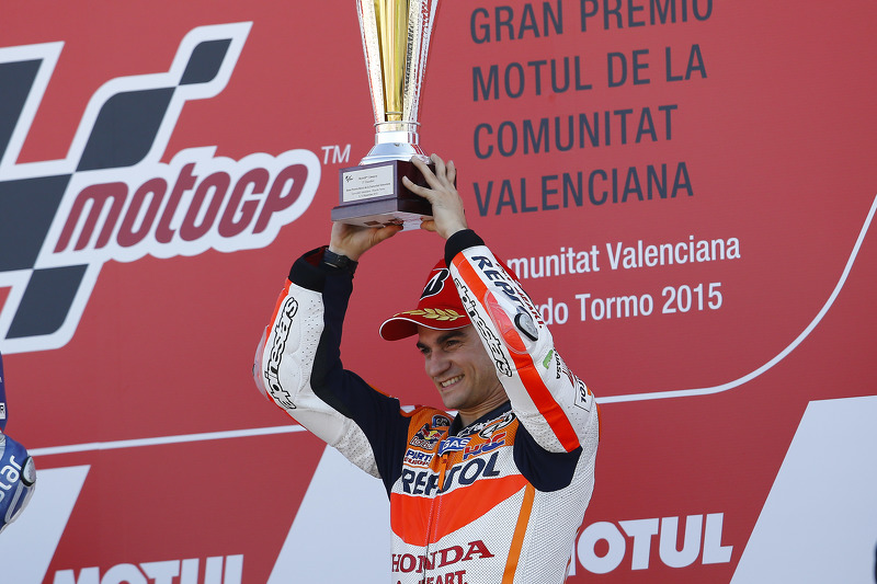 Podium: Third place Dani Pedrosa, Repsol Honda Team