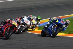 Maverick Viñales, Team Suzuki MotoGP and Alvaro Bautista, Aprilia Racing Team Gresini and Nicky Hayd