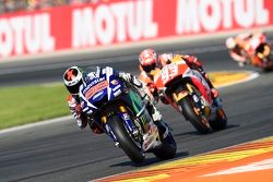 Jorge Lorenzo, Yamaha Factory Racing, Marc Marquez, Repsol Honda Team et Dani Pedrosa, Repsol Honda Team