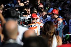 Le second Marc Marquez et le troisième Dani Pedrosa, Repsol Honda Team