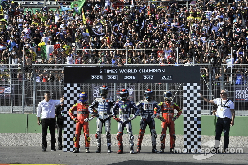 Winner and 2015 World Champion Jorge Lorenzo, Yamaha Factory Racing