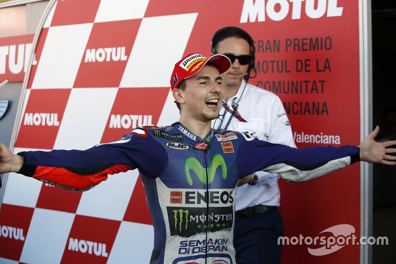 Winner and 2015 World Champion Jorge Lorenzo, Yamaha Factory Racing