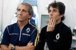 Alain Prost mit Sohn Nicolas Prost, Renault e.Dams
