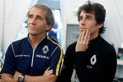 Alain Prost and son Nicolas Prost, Renault e.Dams