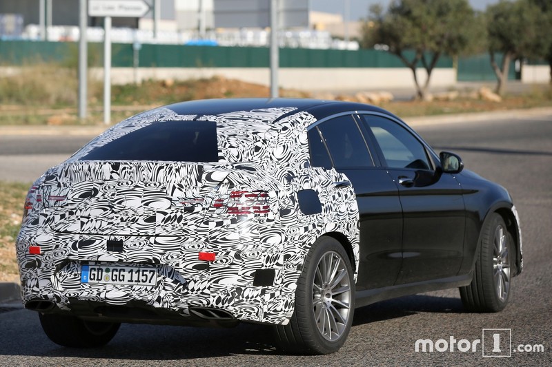 Mercedes-Benz GLC 450 Coupe spyshots