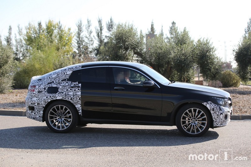 Mercedes-Benz GLC 450 Coupe spyshots