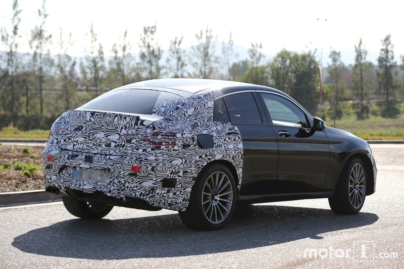 Mercedes-Benz GLC 450 Coupe spyshots