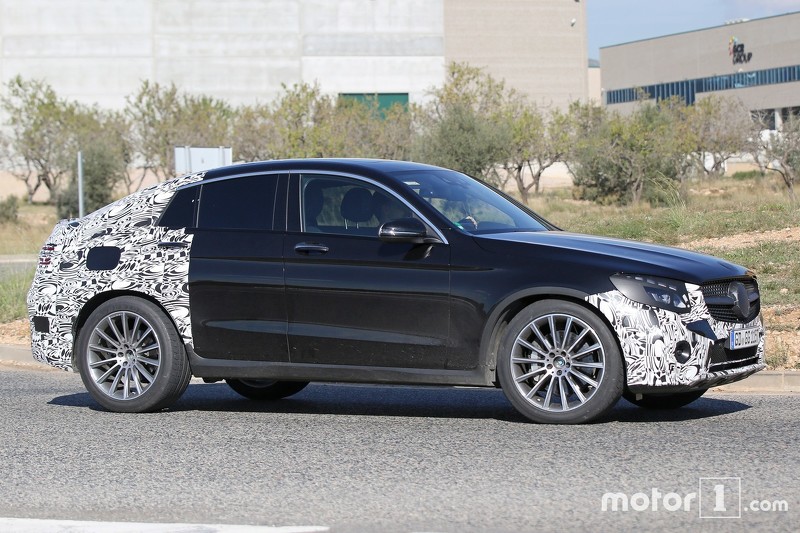 Mercedes-Benz GLC 450 Coupe spyshots