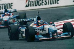 Alexander Wurz en Jean Alesi, Benetton