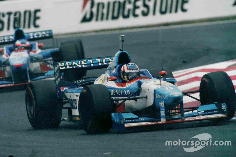 Alexander Wurz ve Jean Alesi, Benetton