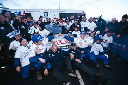 Marcus Gronholm Campione del Mondo WRC 2000 e Timo Rautiainen, Peugeot Sport Peugeot 206 WRC