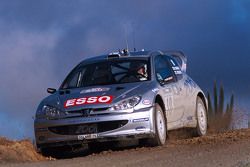 Marcus Gronholm y Timo Rautiainen, Peugeot Sport Peugeot 206 WRC