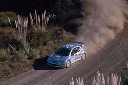 François Delecour and Daniel Grataloup, Peugeot Sport Peugeot 206 WRC