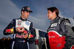 Sébastien Ogier, Volkswagen Motorsport ile Leena Gade, race engineer Audi Sport - Takım: Joest