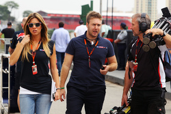 (Da sinistra a destra): Federica Masolin, Sky F1 Italia Presenter con Davide Valsecchi, Sky F1 Italia Presenter