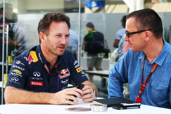 Christian Horner, Red Bull Racing Team Principal with Jonathan Noble, Motorsport.com Editor