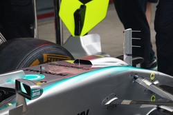 Сенсоры на носу Mercedes AMG F1 W06 Нико Росберга, Mercedes AMG F1