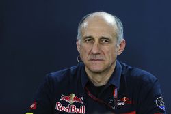 Franz Tost, Scuderia Toro Rosso teambaas in de FIA persconferentie