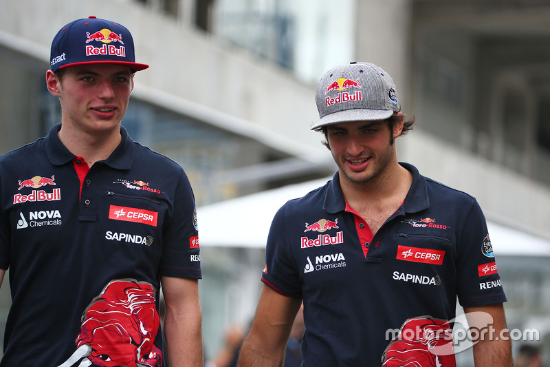 2015 - Toro Rosso, Max Verstappen,e Carlos Sainz Jr.