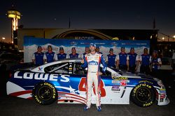 Polesitter Jimmie Johnson, Hendrick Motorports Chevrolets