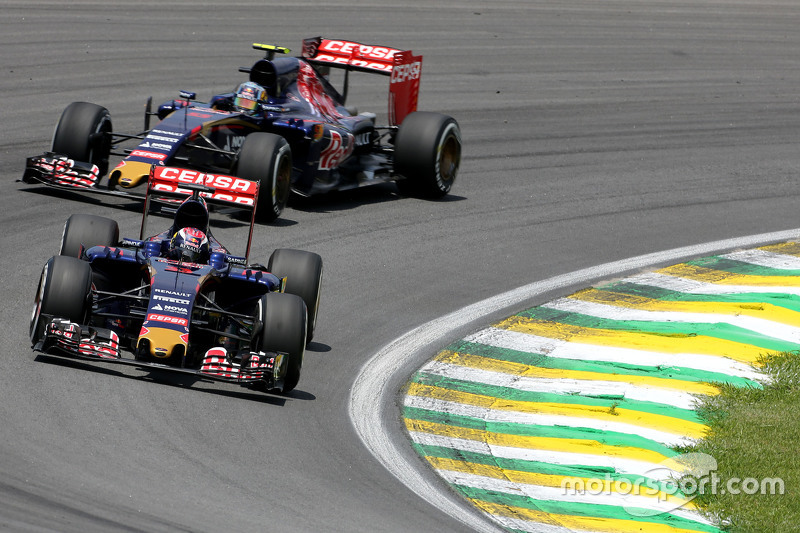 Max Verstappen, Scuderia Toro Rosso ve Carlos Sainz Jr., Scuderia Toro Rosso