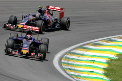 Max Verstappen, Scuderia Toro Rosso et Carlos Sainz Jr., Scuderia Toro Rosso