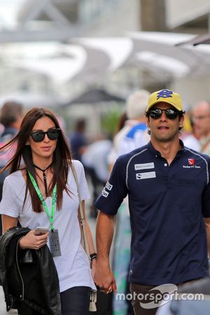 Felipe Nasr, Sauber F1 Team with his girlfriend Giulia Maria Testoni