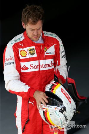 Third place Sebastian Vettel, Ferrari SF15-T