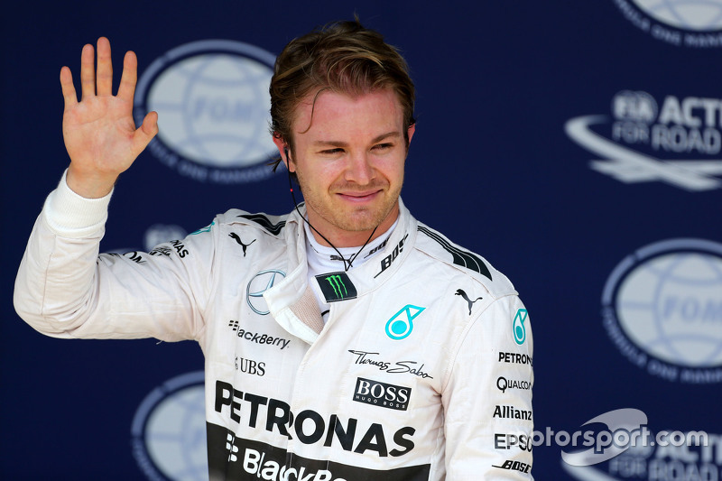 Polesitter Nico Rosberg, Mercedes AMG F1 Team