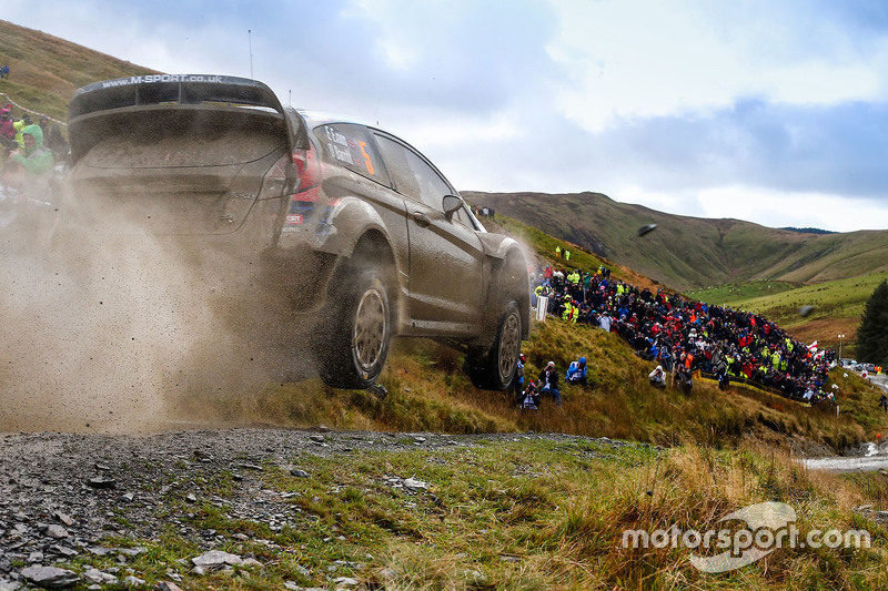 Elfyn Evans and Daniel Barrit, M-Sport Ford Fiesta WRC