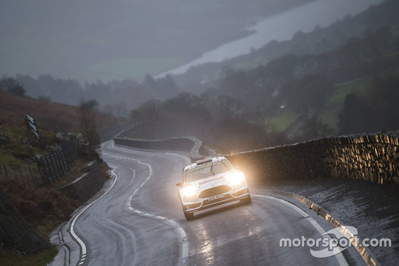 Elfyn Evans en Daniel Barrit, M-Sport Ford Fiesta WRC