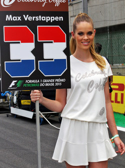 Le Grid Girl de Max Verstappen, Scuderia Toro Rosso