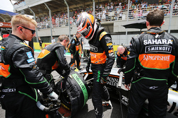 Нико Хюлькенберг, Sahara Force India F1 VJM08 на стартовой решетке