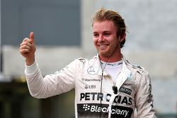 Il vincitore Nico Rosberg, Mercedes AMG F1 Team