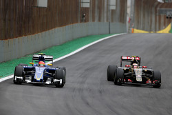 Felipe Nasr, Sauber F1 Team y Pastor Maldonado, Lotus F1 Team