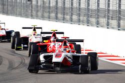 Esteban Ocon, ART Grand Prix leads Emil Bernstorff, Arden International