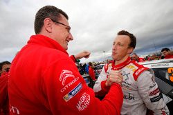 Marek Nawarecki Team Manager Citroën Racing con Kris Meeke, Citroën World Rally Team