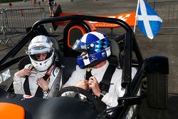 Susie Wolff und David Coulthard